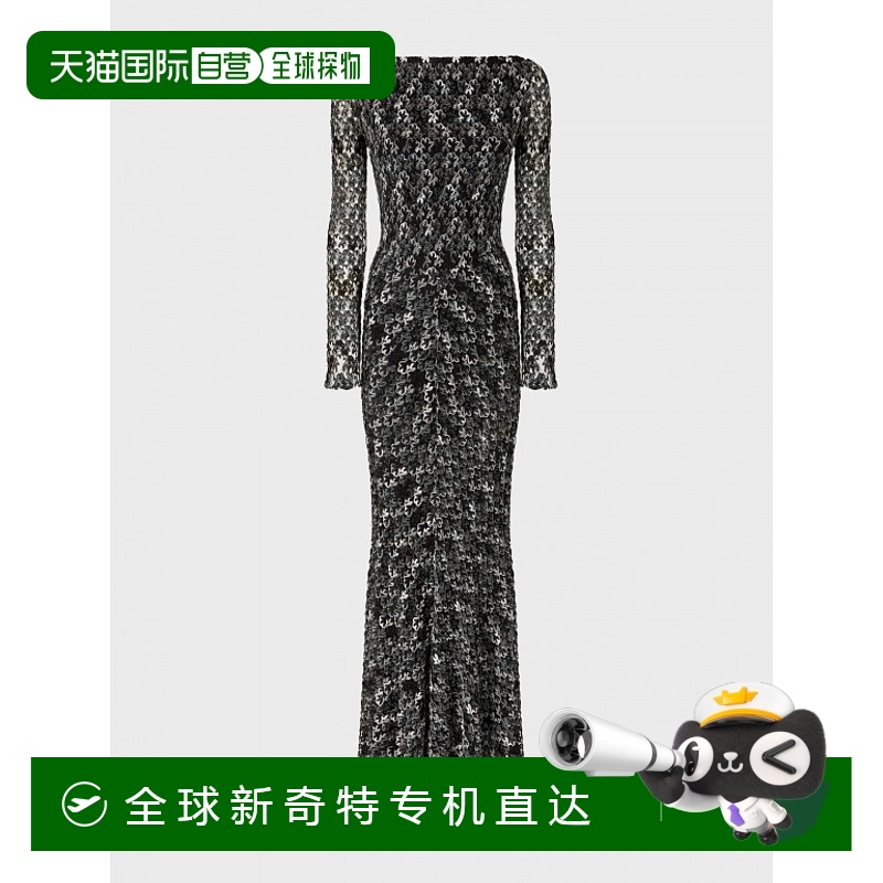 1h可退 香港直邮MISSONI 米索尼 女士 棕色连衣裙 DS25WG21BR012H