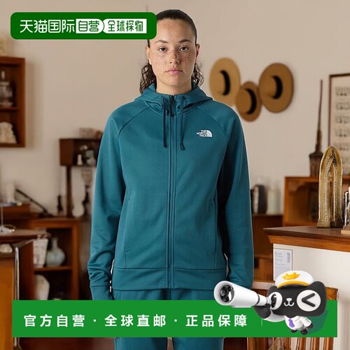 自营欧洲直邮北面 Reaxion 2.0女士拉链连帽外套 THE NORTH FACE