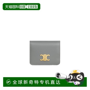 徽标钱包 香港直邮Celine TRIOMPHE 思琳 10K623DPV牛皮 女士
