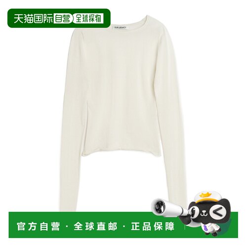香港直邮OUR LEGACY 女士T恤 W2253RB SS2025 米白色 长袖针织T恤
