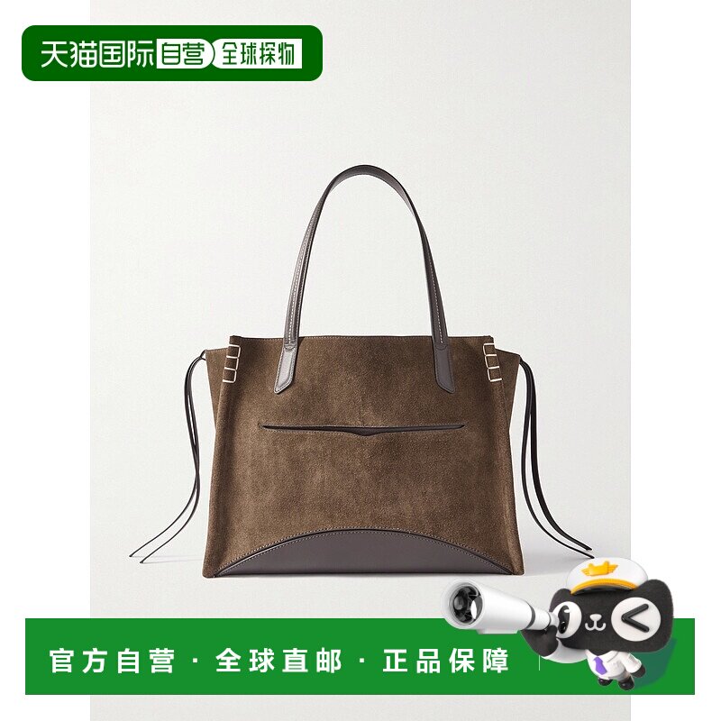 1h可退 香港直邮J.W. Anderson 女士 Loafer 手提流苏皮革饰边绒