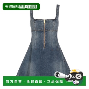 1h可退 香港直邮Self-Portrait 女士 蓝色棉质连衣裙 RS26812SBLB