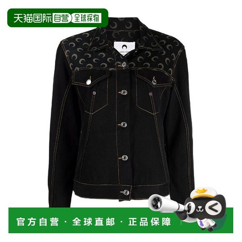 香港直邮Marine Serre 月亮印花牛仔外套 J072FW21WU