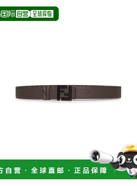 1h可退 香港直邮FENDI 男士腰带 7C0541ASIWF1S9V CO 棕色 CINTUR