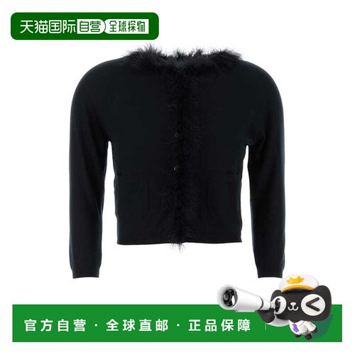 香港直邮PRADA 女士针织衫 P25N33SOOO16BHF0002 SS2025 黑色