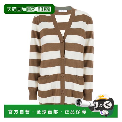 香港直邮MAX MARA 女士针织衫 1346035106009 AW2025 棕色 长袖针