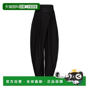 1h可退 香港直邮alaia 女士 Round 西装羊毛长裤 black黑色 舒适