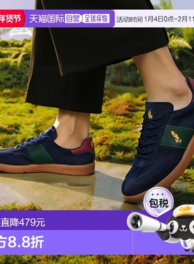 自营欧洲直邮RalphLauren拉夫劳伦 PoloHeritage Aera 绒面革运动