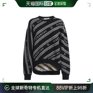 女士 logo斜条纹羊毛套衫 纪梵希 香港直邮Givenchy BW90AM4Z7N