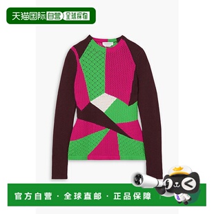 拼色洞眼针织羊绒毛衣 香港直邮Gabriela Rourke 女士 323 Hearst