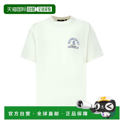 1h可退 欧洲直邮Represent 男士T恤 MLM4106172 AW2025 白色 Comp