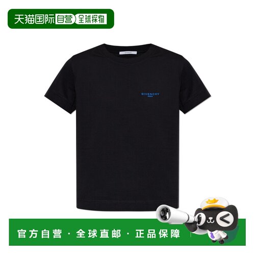 1h可退 香港直邮GIVENCHY 女士T恤 BW70FJ31D8001 AW2026 黑色 FI