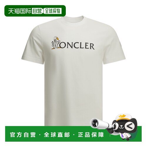 1h可退 香港直邮MONCLER 男士T恤 8C0003389B8U00A AW2026 白色 S