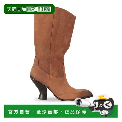 香港直邮DIESEL 女士高跟鞋 Y03997P4350T2172 AW2026 棕色 圆头