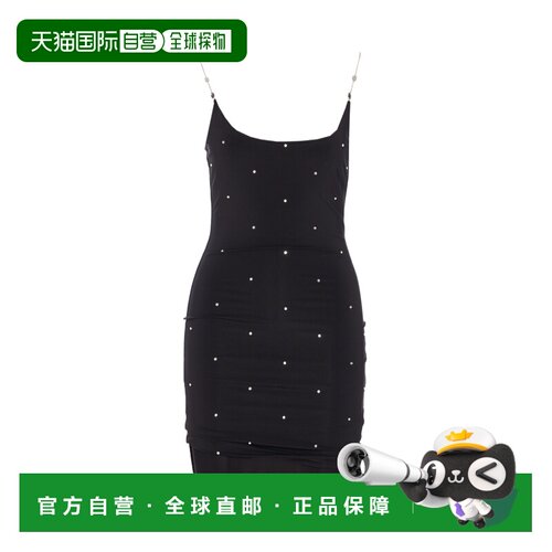 1h可退 香港直邮AMIRI 女士连衣裙 DRCA1066BLACK AW2025 黑色