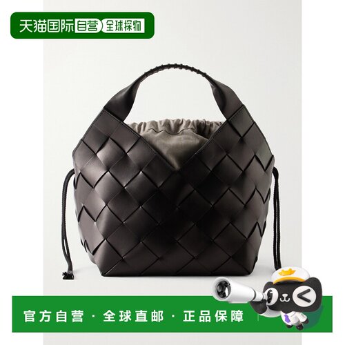 香港直邮DRAGON DIFFUSION 女士 Castello 编织皮革手提包 8108BO