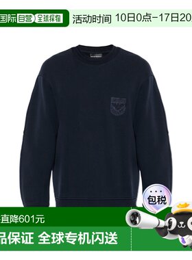 欧洲直邮emporio armani 男士 帽衫运动夹克衫阿玛尼卫衣男装