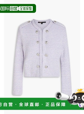 1h可退 香港直邮Maje 女士 珠片精饰针织夹克 MFPCA00492PARME