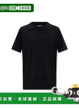1h可退 香港直邮armani 阿玛尼 男士 V领短袖POLO衫 3GSF51SJP4Z