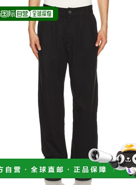 1h可退 香港直邮AGOLDE 男士 Slater 裤子 A6691879 black黑色 舒