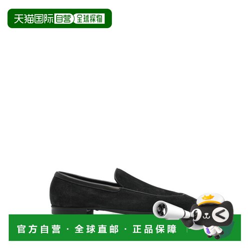 1h可退 香港直邮John Lobb 男士 黑色平底鞋 B0822LL1R black黑色
