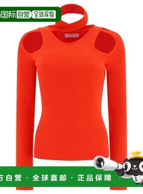 1h可退 香港直邮Coperni 女士 镂空高领上衣 COPML02BIS600CRED