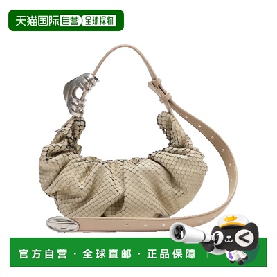 1h可退 香港直邮Diesel 迪赛 女士 Grab-D-Small scrunched hobo