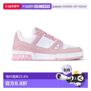 自营1h可退 欧洲直邮LV路易威登24新款女士运动休闲鞋耐磨百搭正