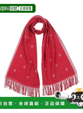 香港直邮Givenchy 纪梵希 女士 Foulards 围巾 red红色 舒适时尚