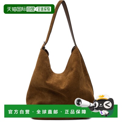 1h可退 香港直邮toteme 女士 黄褐色 Belted Suede 托特包 234WAL