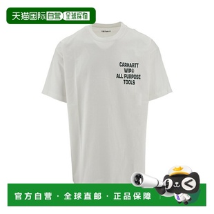 1h可退 香港直邮CARHARTT WIP 男士 S/S Screw 交叉式白色T恤 I03