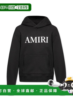 1h可退 香港直邮AMIRI 男士 长袖卫衣 AMJYHD1049 black黑色 舒适