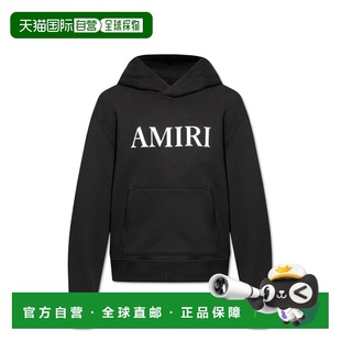 1h可退 香港直邮AMIRI 男士 长袖卫衣 AMJYHD1049 black黑色 舒适