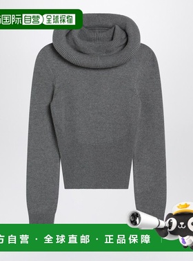 香港直邮alaia 女士 灰色羊毛连帽衫 AA9G0071K133BWO821