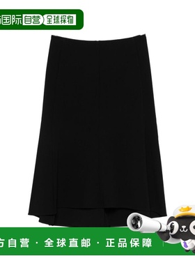 1h可退 香港直邮Jil Sander 吉尔 桑达 女士 黑色半身裙 J02MA036