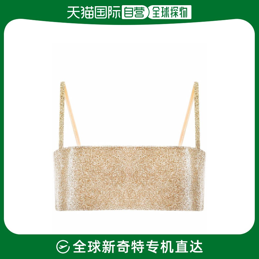 香港直邮Nue 女士NUe 金色上衣