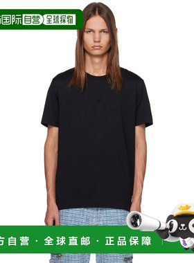 付款1h内可退 香港直邮Givenchy 纪梵希 男士 黑色 4G T恤 black