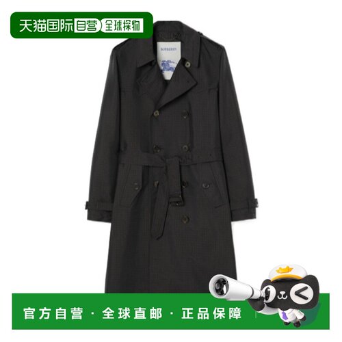 Burberry 长款几何图案博柏利风衣 81208341