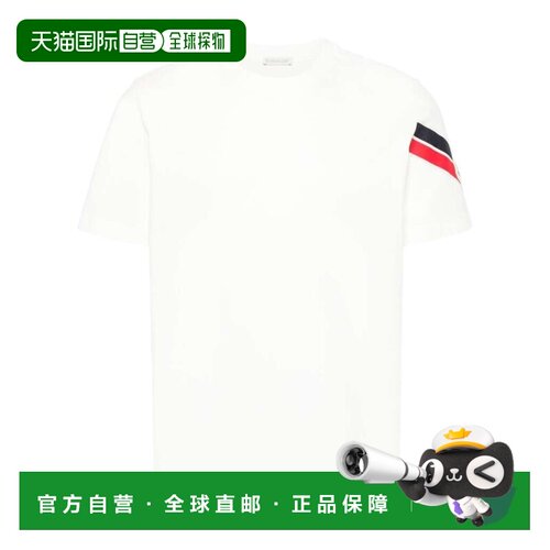 香港直邮Moncler 短袖T恤 条纹J1091K8C0002989AKK【付后1h可退】