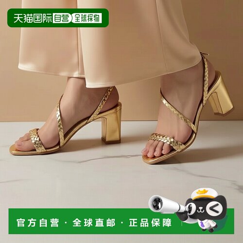欧洲直邮Jonak鞋子女凉鞋金色高跟鞋单鞋VAEMIS