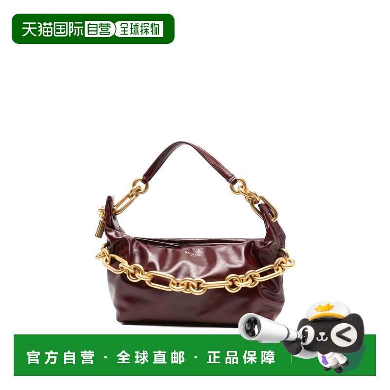 1h可退 香港直邮BALMAIN 女士单肩包 FN0BS002LMTE3AR AW2025 酒
