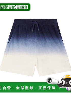 1h可退 香港直邮Molo 男童 Abay 渐变色棉质厚绒布短裤童装