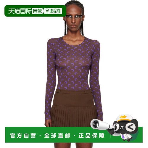 1h可退 香港直邮MarineSerre女士T恤毛衣针织衫