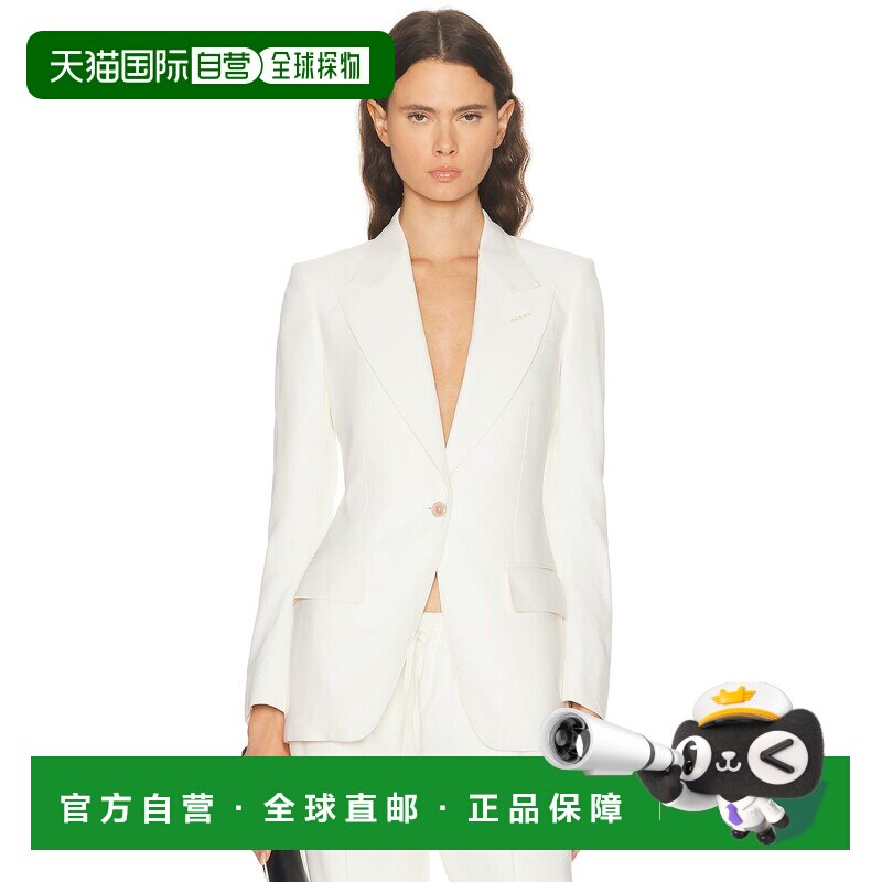 1h可退 香港直邮Tom Ford 汤姆 福特 女士 Fluid 单排扣夹克 GI30