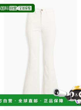 香港直邮chloe 女士 英格兰刺绣边高腰喇叭牛仔裤 CHS22UDP04162