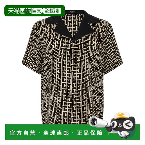 1h可退 香港直邮BALMAIN 男士衬衫 GH1HN133VI36GXE SS2026 花色