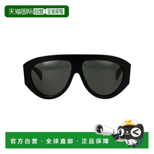 1h可退 香港直邮GUCCI 男士太阳镜 GG2128S001 CO 黑色 框架太阳