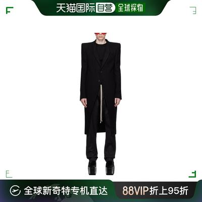 香港直邮Rick Owens 瑞克 欧文斯 男士 Neue 单排扣大衣 RU02C793