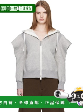 1h可退 香港直邮Sacai 女士 灰色 Sponge Sweat 连帽衫 2608345