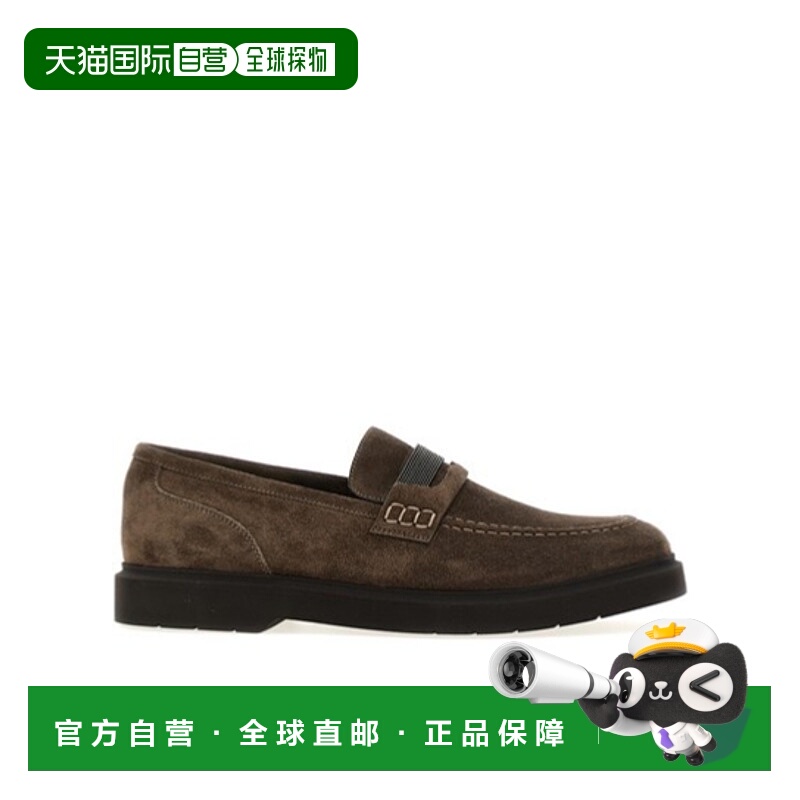 香港直邮Brunello Cucinelli 圆头乐福鞋 MZSFG2370P单鞋一脚蹬